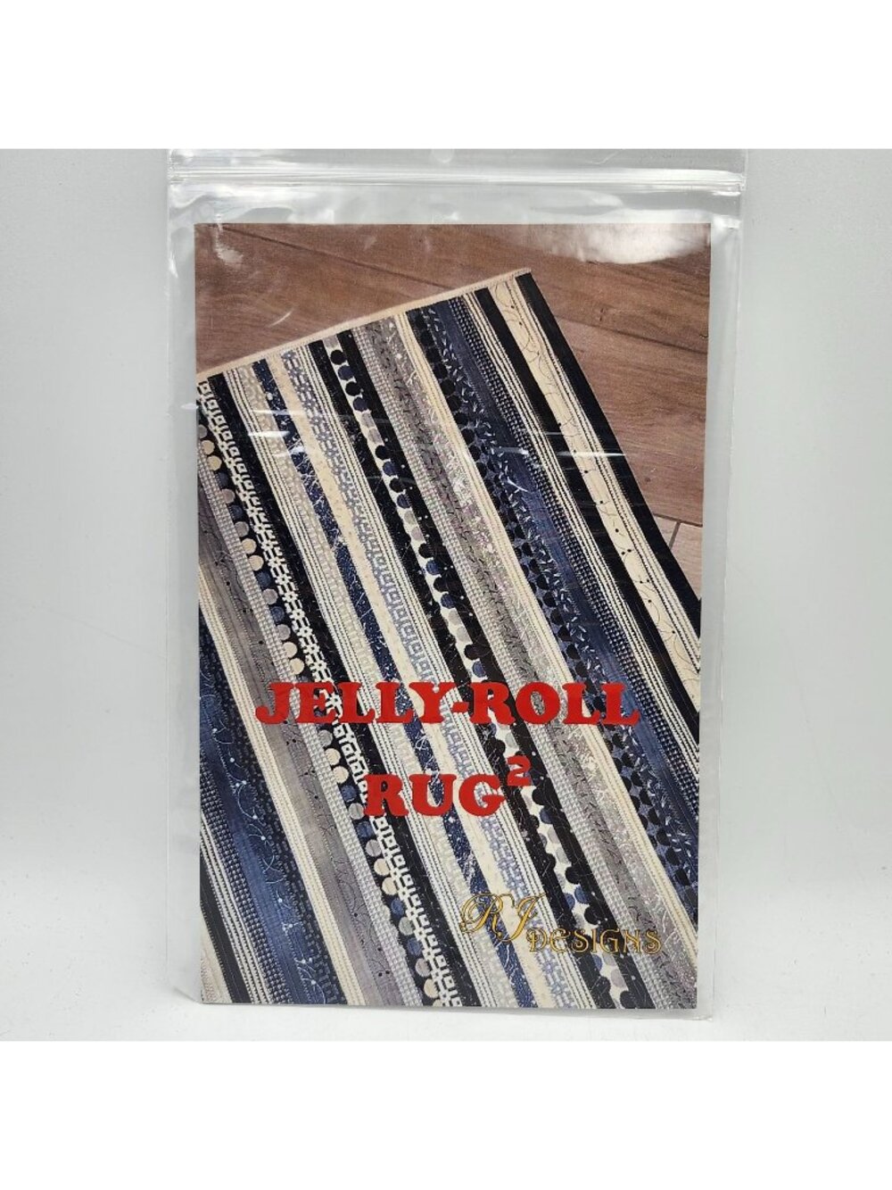 RJ Designs Jelly Roll Rug Squared Pattern Area Rug Instructions 27in X 42in